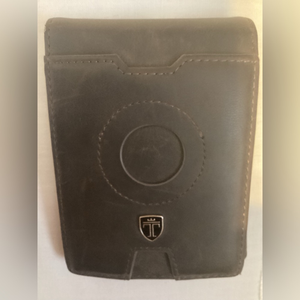 TRAVANDO Men's Brown/Br Slim Wallet Money Clip RFID Blocking Bifold Credit Cards